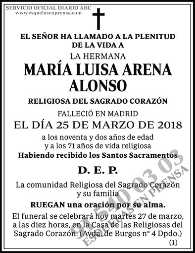 María Luisa Arena Alonso